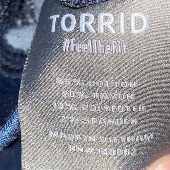 Torrid Lean Jean slim boot Jean Dark Blue Boot Cut Jeans size 1T (14/16Tall) - Picture 4 of 13